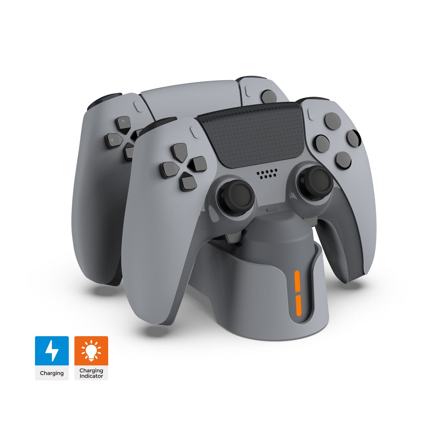 New Cross-Border PS5 Elite Controller Dual Charging Station P5 Controller Charger PS5 Game Controller Charging Dock with Light