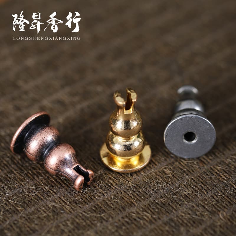 Copper Gourd Incense Holder Burner Accessories Multi-Functional Incense Stick Tray Alloy Incense Coil Holder Factory Direct