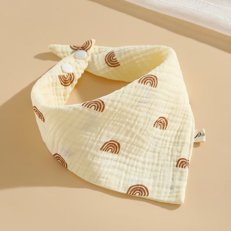 Baby Bib Cotton Gauze Waterproof Thin Style Children Baby Supplies Drool Bib Anti-Spit-up Drop Shipping