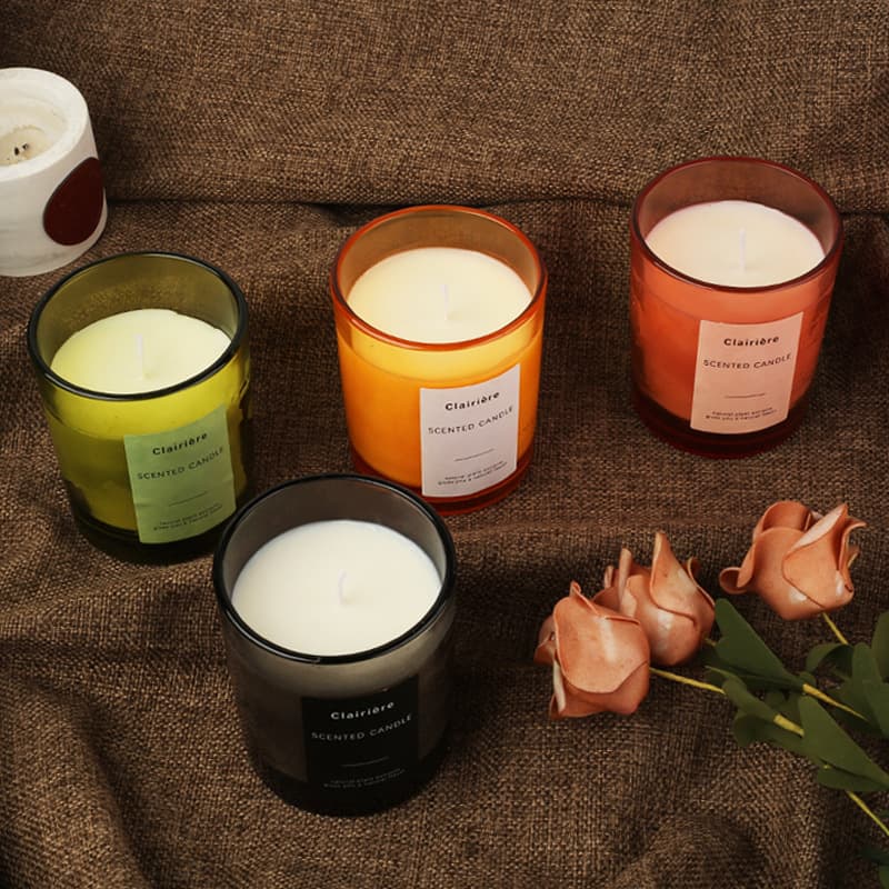 Holiday souvenir scented candle wholesale soy wax glass ins style birthday party decoration source
