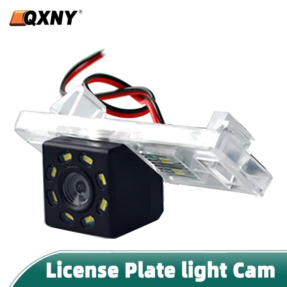Nissan Qashqai X-Trail Sunny Almera rear reversing 8-light camera special license plate housing
