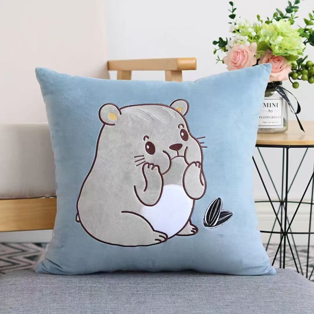 Cartoon throw pillows, sofa cushions, office headboards, car pillows, pillowcases (without inserts)