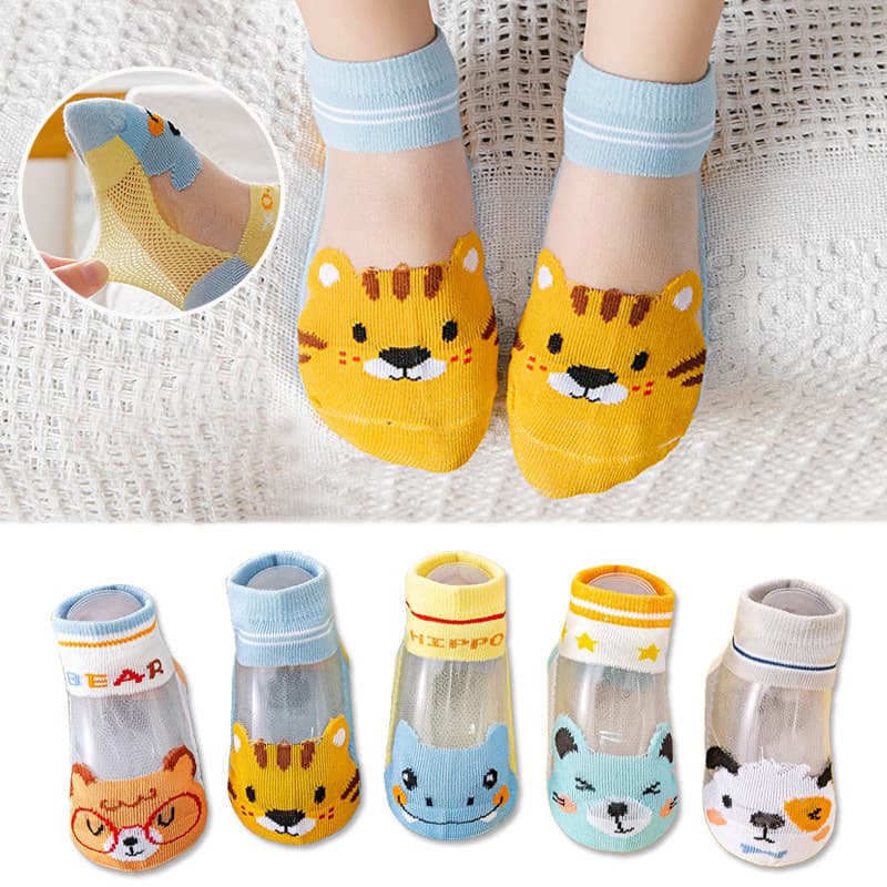 Kids Socks Boys Baby Socks Wholesale Mesh Mid-Calf Socks Baby Boat Socks Sweat-Absorbing Summer Girls Baby Socks
