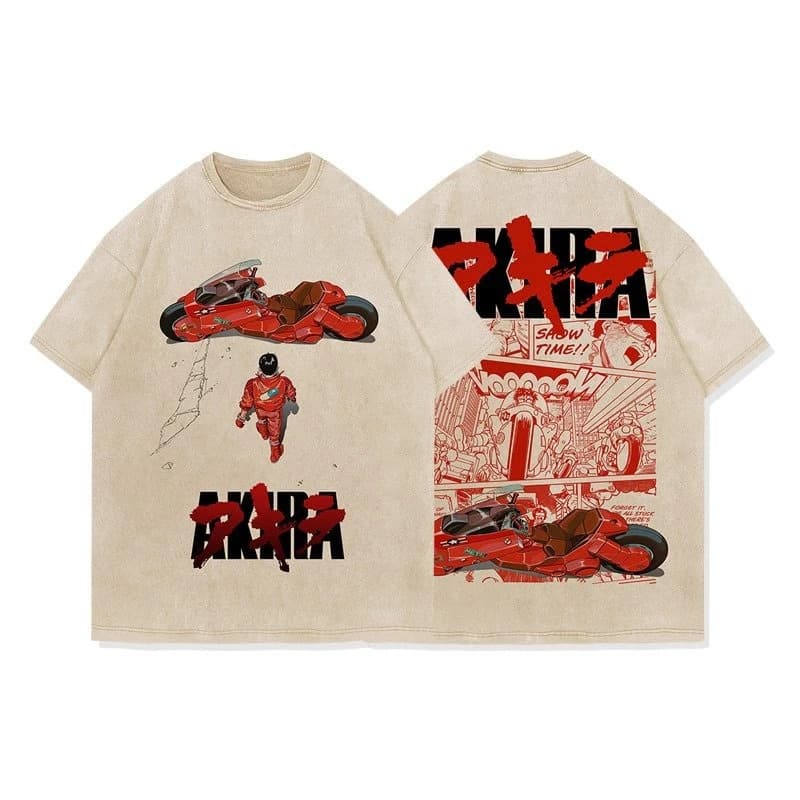Ouma Cotton Akira Anime Men's Short Sleeve T-shirt Graph