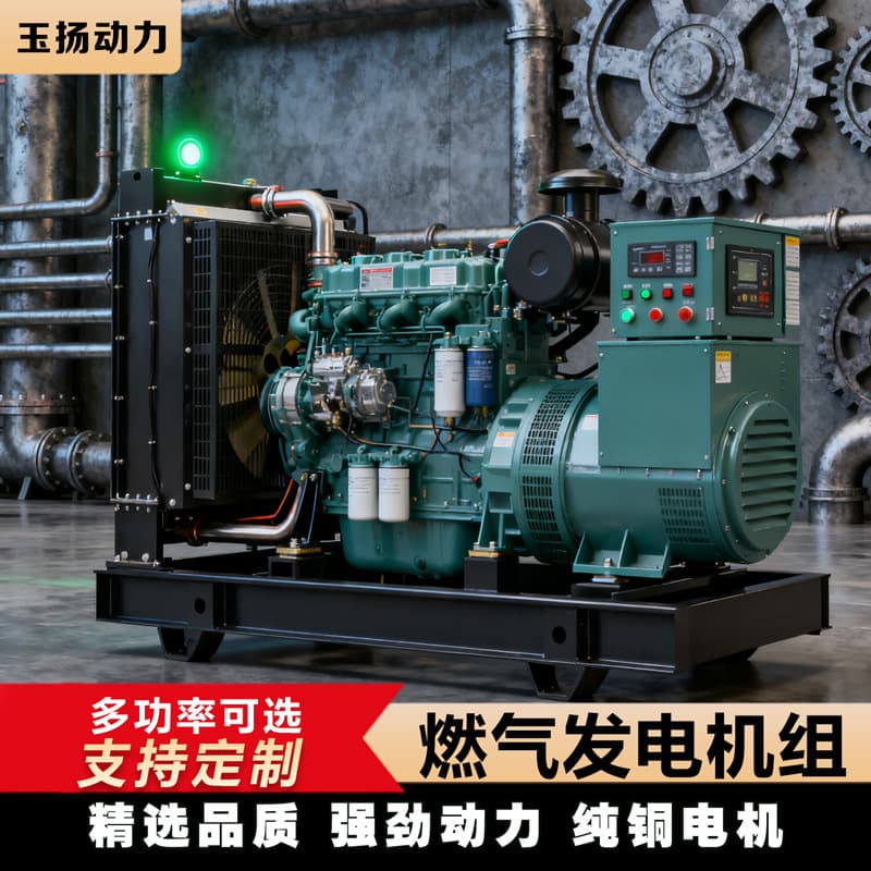 Weichai Natural Gas Generator 400kw 500kw 600kw Gas Generator Set, Power Supply for Mines/Computing Centers