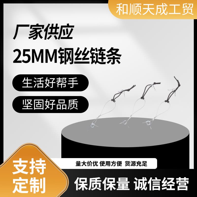 25mm Steel Chain Connector, Tension Cord Connector, Tent Canopy Camping Tent Fixing Metal Accessories