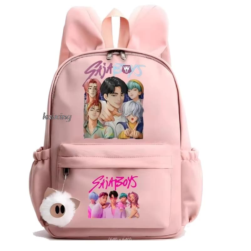 Cartoon Backpack KPop Witch Hunter Group Teen Student School Bag Boy Girl Cute Woman Backpack Backpack