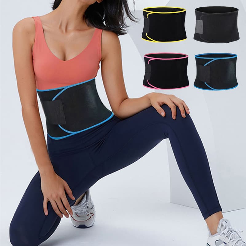 Cross-Border Fitness Fat Burning Belt Sports Yoga Waist Tightening Sweat Belt Postpartum Shaping Belt