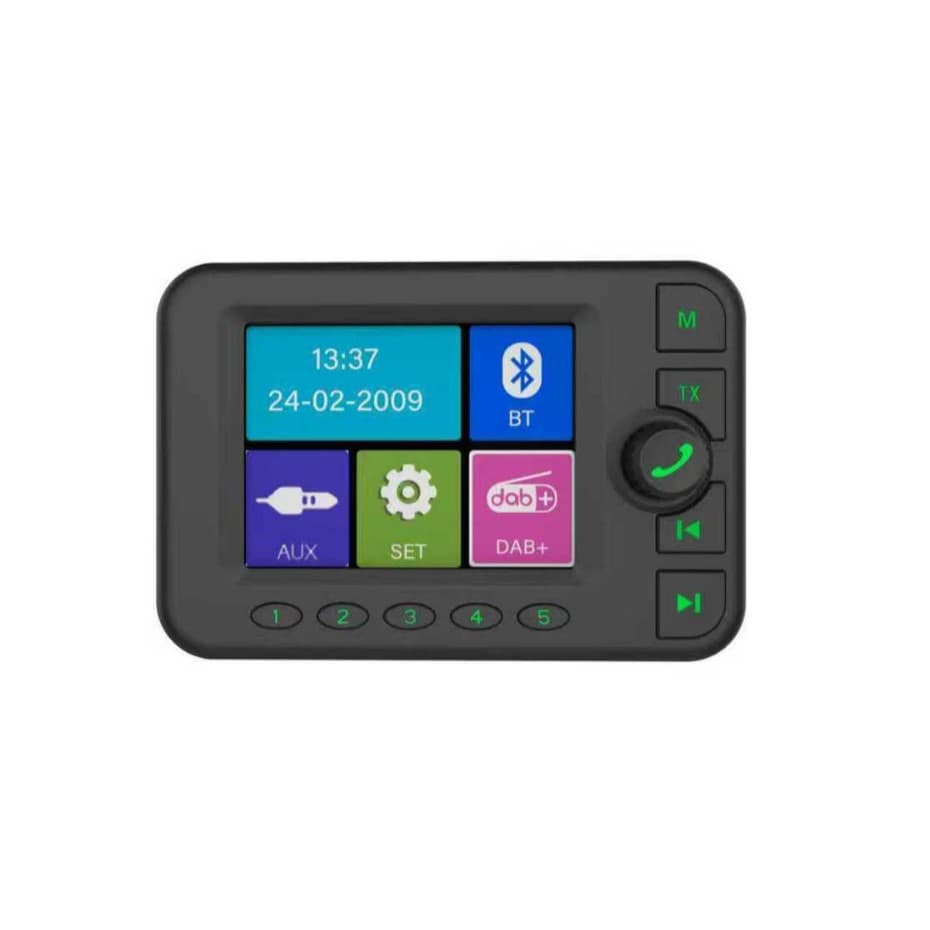 European Car DAB Digital Radio Receiver with FM Transmitter