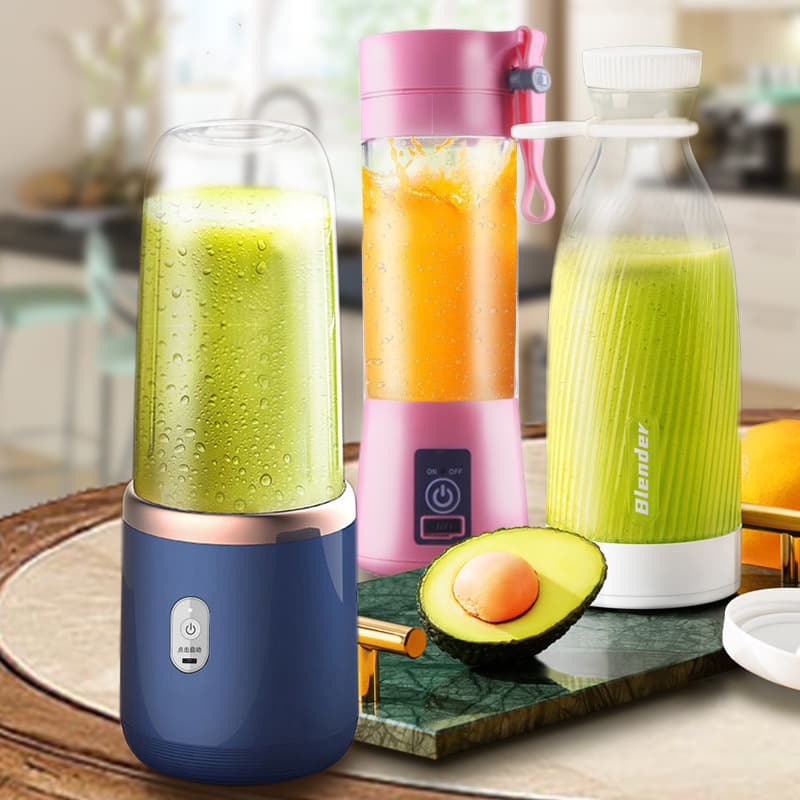 Cross-border Portable Juicer Blender Cup with Rechargeable Battery, Mini Household Multi-functional Fruit Juice Mixer Wholesale