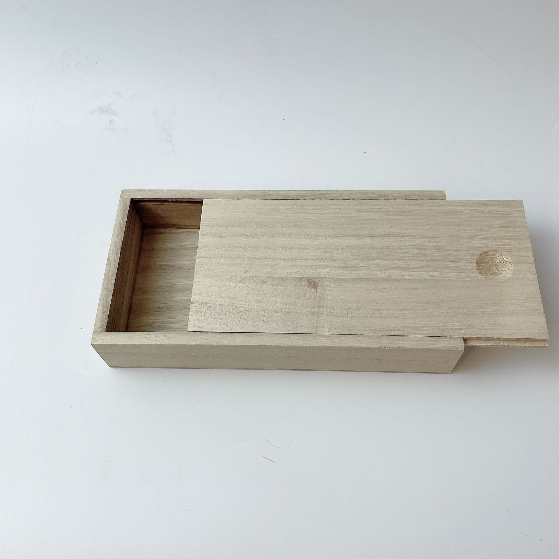 Modern Minimalist Solid Wood Drawer Lid Storage Box, Wooden Desktop Jewelry and Tea Organizer, Gift Box