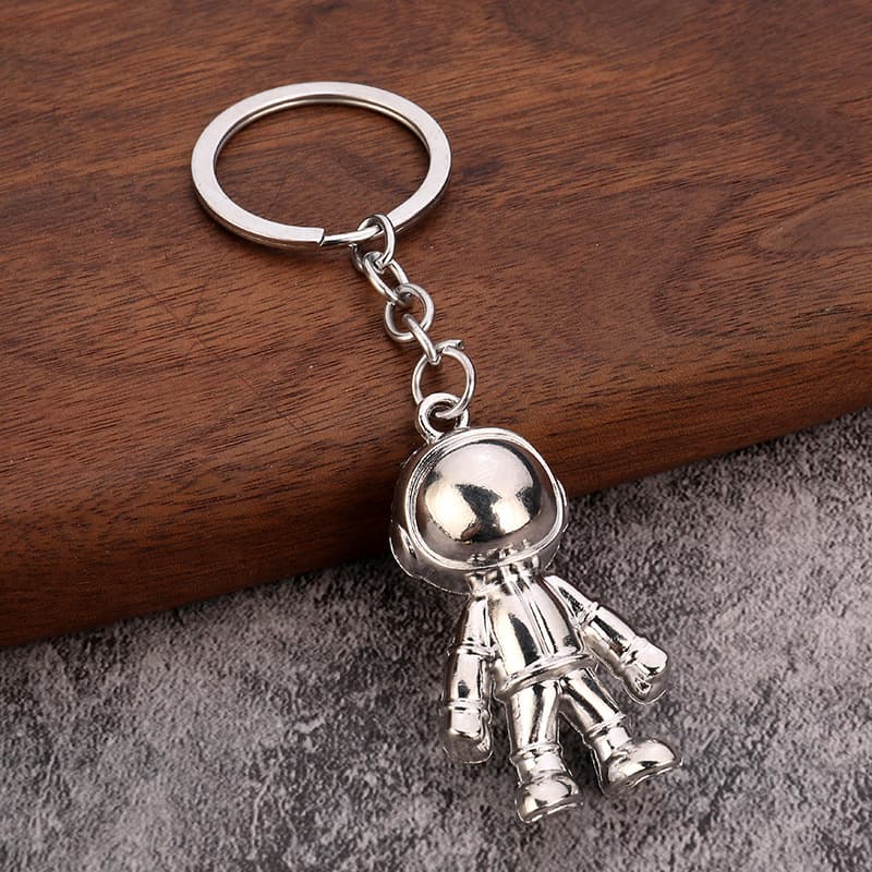 Popular metal astronaut robot astronaut key chain creative gift key ring chain pendant key chain