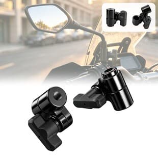 Motorcycle Modified Rearview Mirror Folding Bracket Portable Foldable Base Riser for Cross-Border Shipping