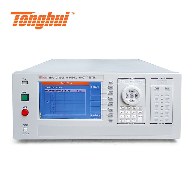 TongHui TH9010A Electrical Safety Test Instrument Multi-Channel Parallel Scan High Voltage Insulation Testing Device