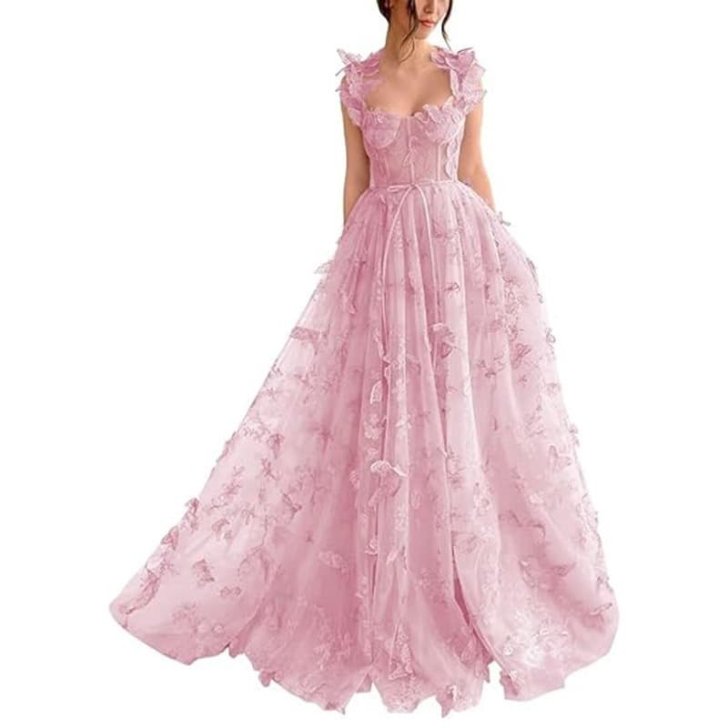 European and American Forest-style Evening Gown 2026 New Arrival Amazon Elegant Lace Beach Cross-border Dress