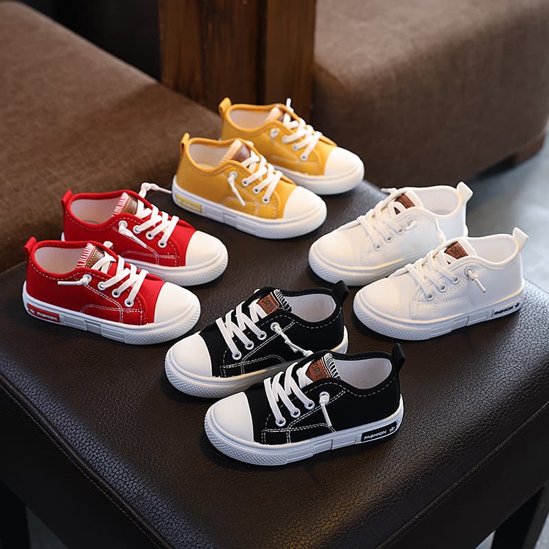Spring Autumn Children Canvas Shoes Fashion Baby Board Shoes Girls Breathable Casual Shoes Boys Casual Shoes Toddler Kids Shoes