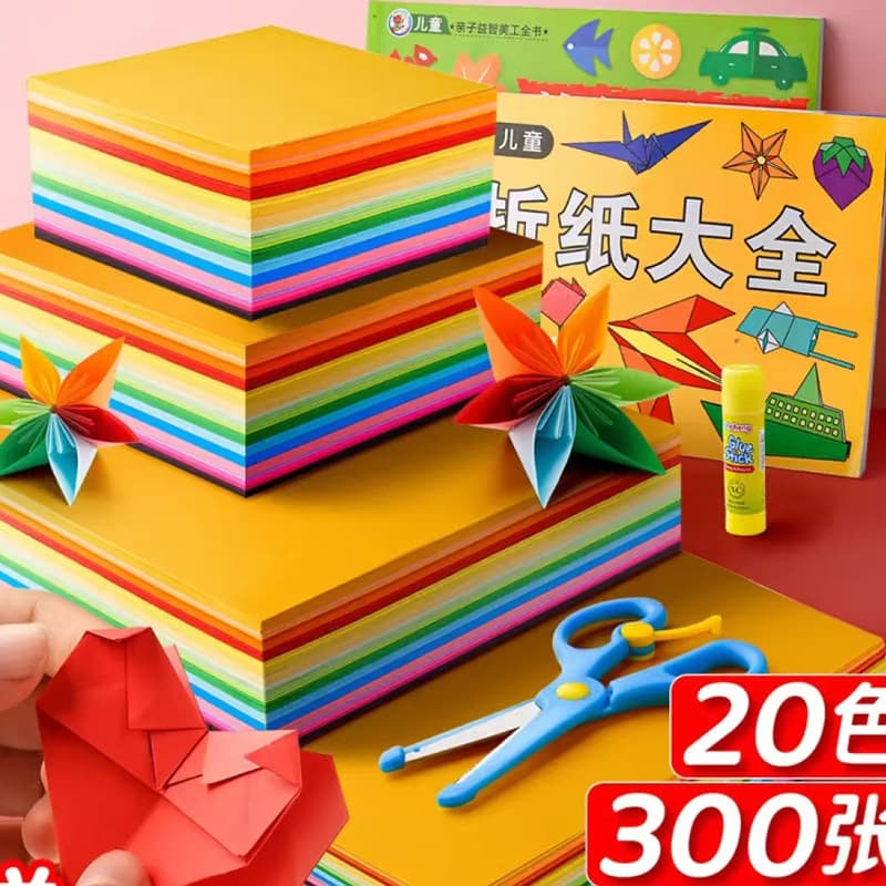 A4 square origami colored paper special paper thousand paper crane paper children's colored paper paper-cut handmade paper manufacturer wholesale