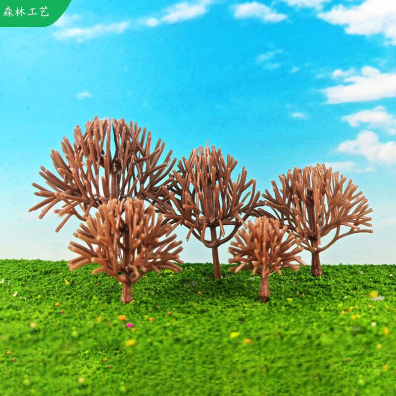 Model Tree Trunk Dried Trunk Semi-finished Small Branches Sand Table Scene Landscaping Tree Micro Landscape SA60 Plastic Tree Trunk