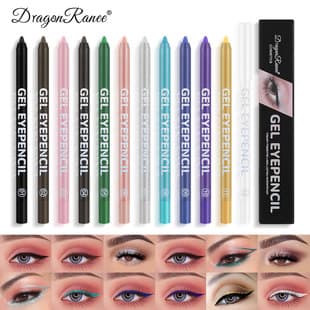 Cross-border White Eyeliner Pen Colored Eyebrow Pencil Gel Eyeliner Waterproof Sweat-Resistant Aegyo Sal Foam Pen Eyeshadow Stick