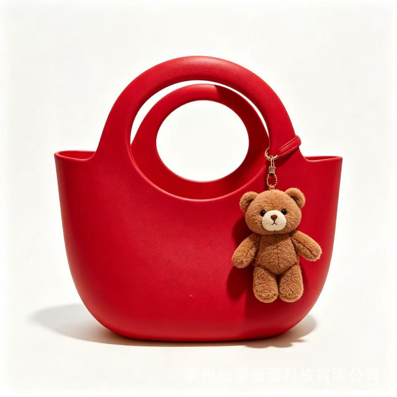 eva beach bag new ring handbag women's eva bag fashionable simple beach bag waterproof and wear-resistant bath bag