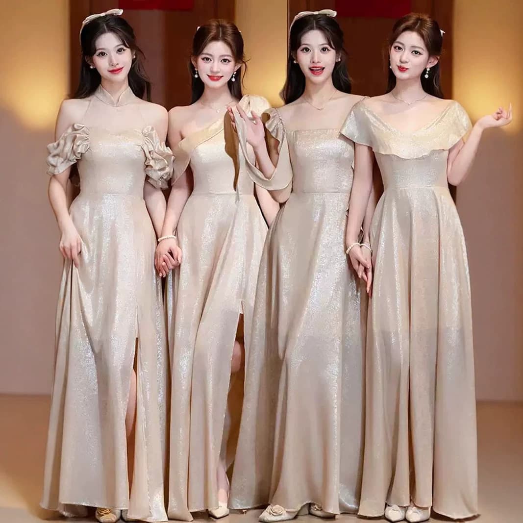 2026 New Bridesmaid Dress, Niche High-End Adult Gown, Elegant and Stunning for Banquets and Bridal Party, Wearable for Daily Use