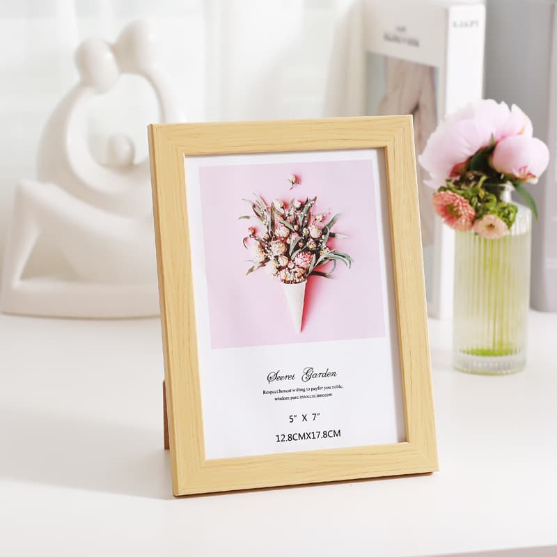 Modern Minimalist A4 Photo Frame Tabletop 6-Inch Picture Frame Wall-Mounted Frame Photo Wall Vintage Frame Gift Frame Wholesale
