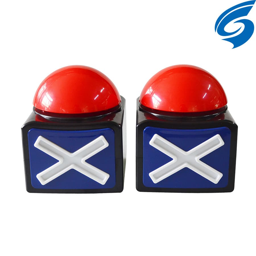 Factory direct, large-scale production and supply of talent show buttons, including illuminated and sound-emitting buttons.