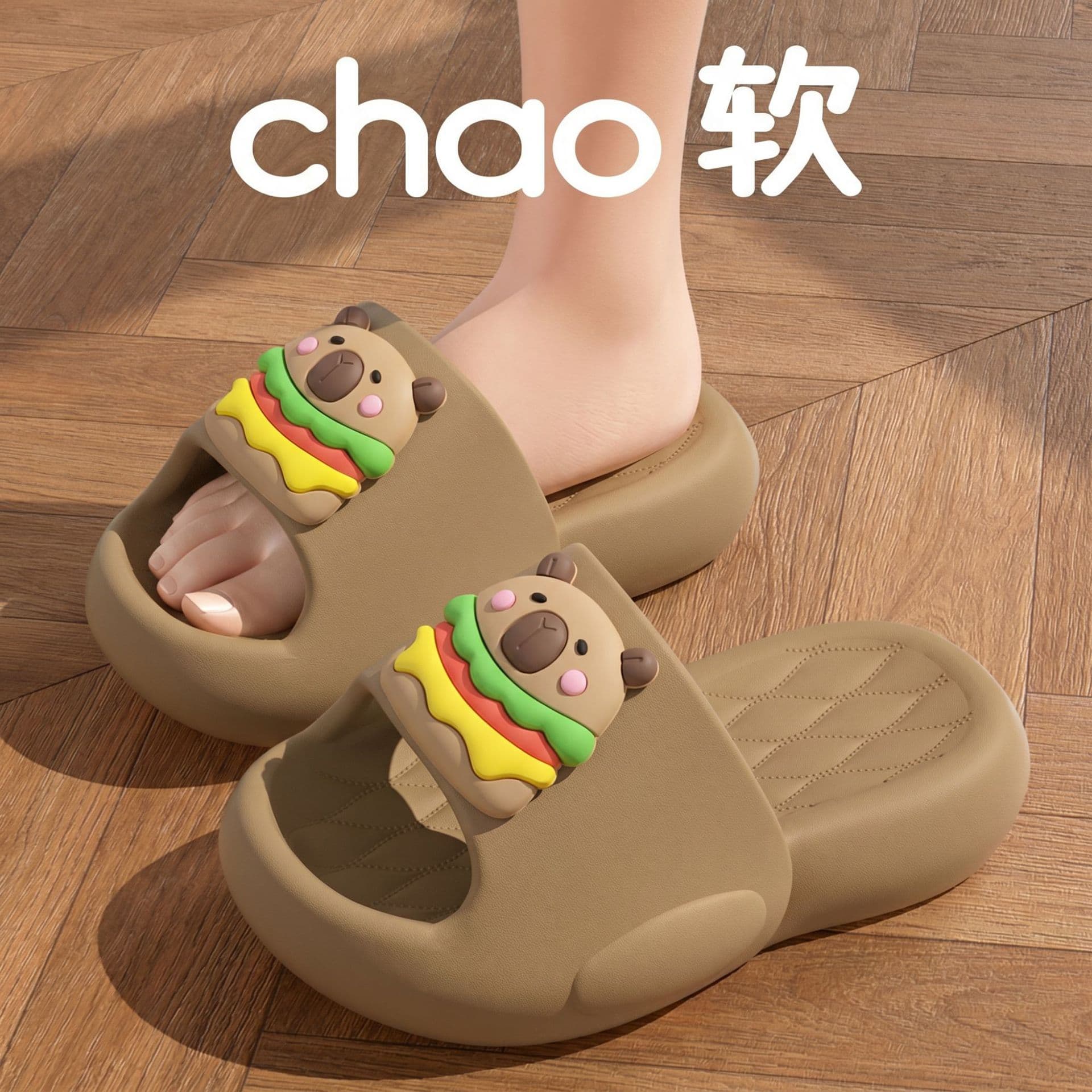 2026 Trendy Thick-Soled Slippers for Women, Ins Summer Outdoor Casual Home Slippers, Student Fashion Anti-Slip Slippers