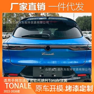 Compatible with 2022-2025 Alfa Romeo Tonale Rear Spoiler Modification Tonale Car Roof Wing