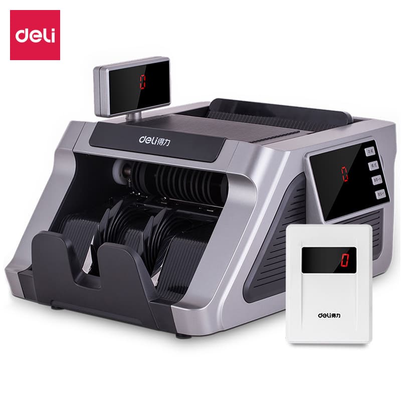 Deli Genuine RMB Bank Note Tester Commercial Cash Register Class B Small Portable Merchant Recommended Home Use