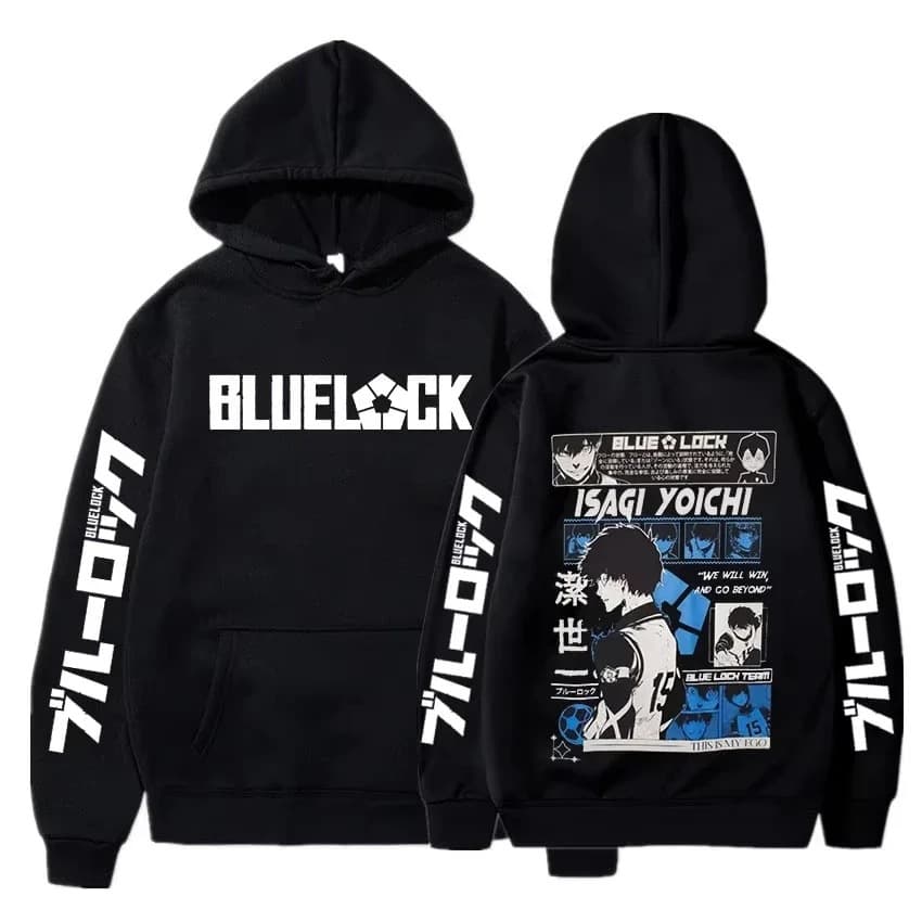 2025 Anime Blue Lock Isagi Yoichi Printed Hoodie for Men and Women