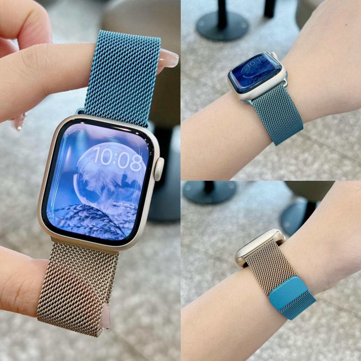 Compatible with New Honor Watch X5i Metal Band Honor Watch X5i Gradient Color Magnetic Connector X5