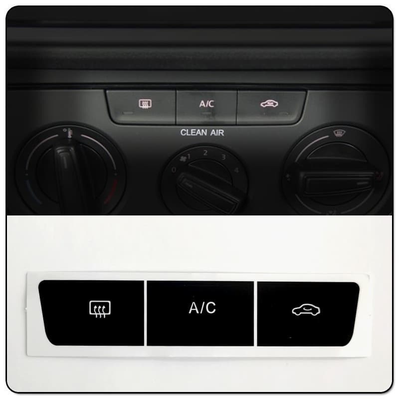 Suitable for 13-17 Volkswagen Lavida Langxing air conditioner AC central control button repair sticker VW LAVIDA