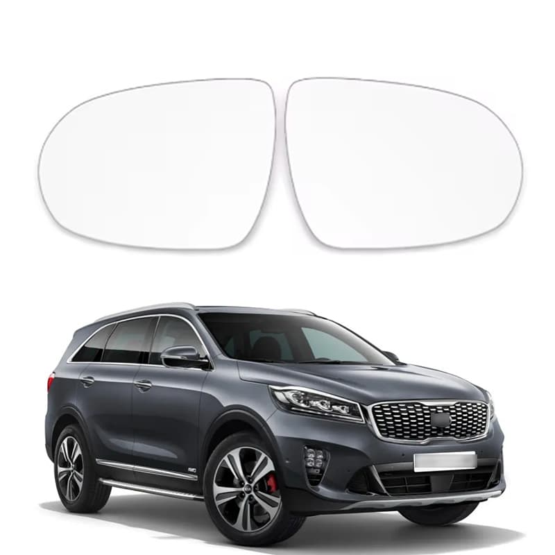 Heated Side Mirror Replacement Glass for 2016-2020 Kia Sorento - Left and Right