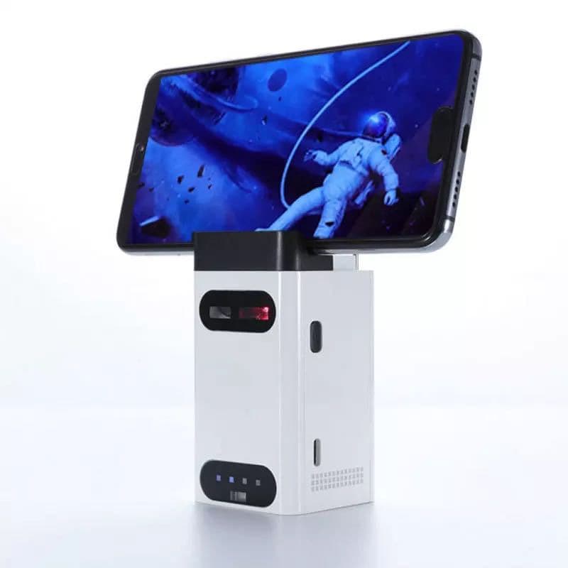 New Laser Virtual Keyboard Power Bank Speaker Stand 4-in-1 Ultra Convenient for Phone and Tablet