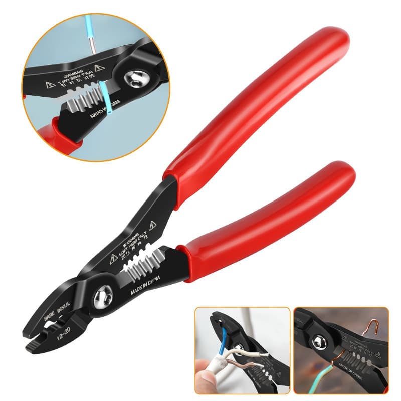 2026 New Cross-Border Drop Shipping 1 Multi-Purpose Electrician Pliers Compact Wire Stripper Cross-Border Drop Shipping