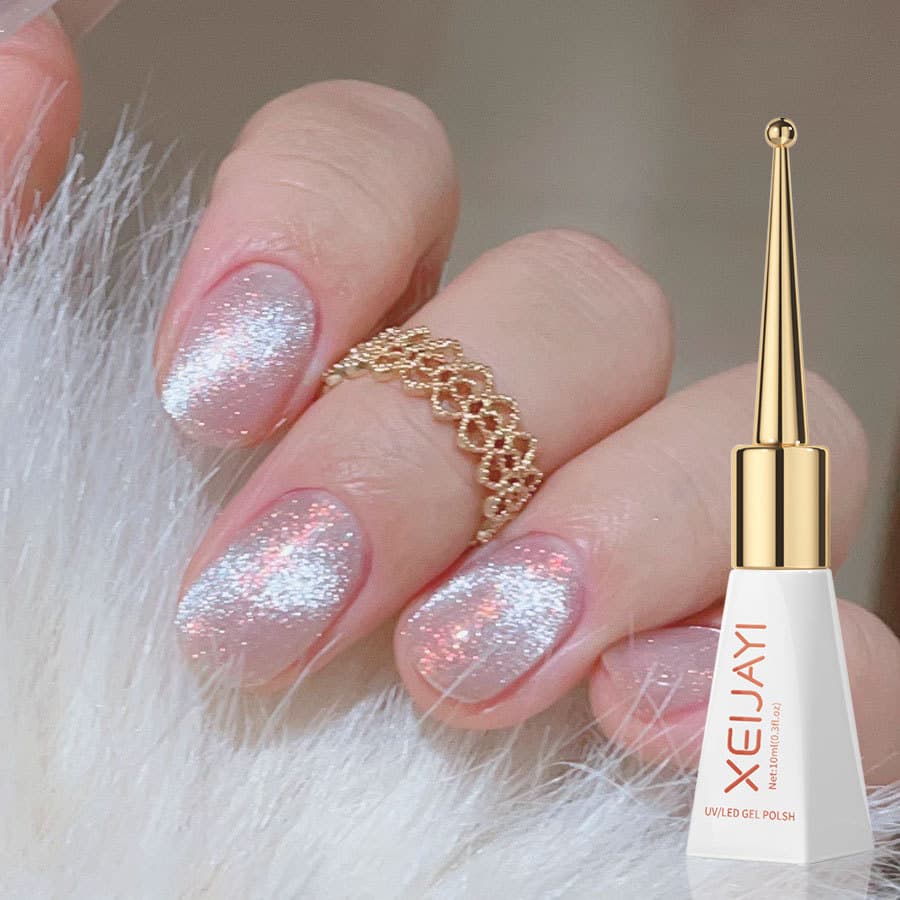 Transparent Bottom Cat Eye Gel Polarized Nail Art Shop Special Diamond Fragrance Beginner Friendly Nail Oil Gel Cat Eye Effect