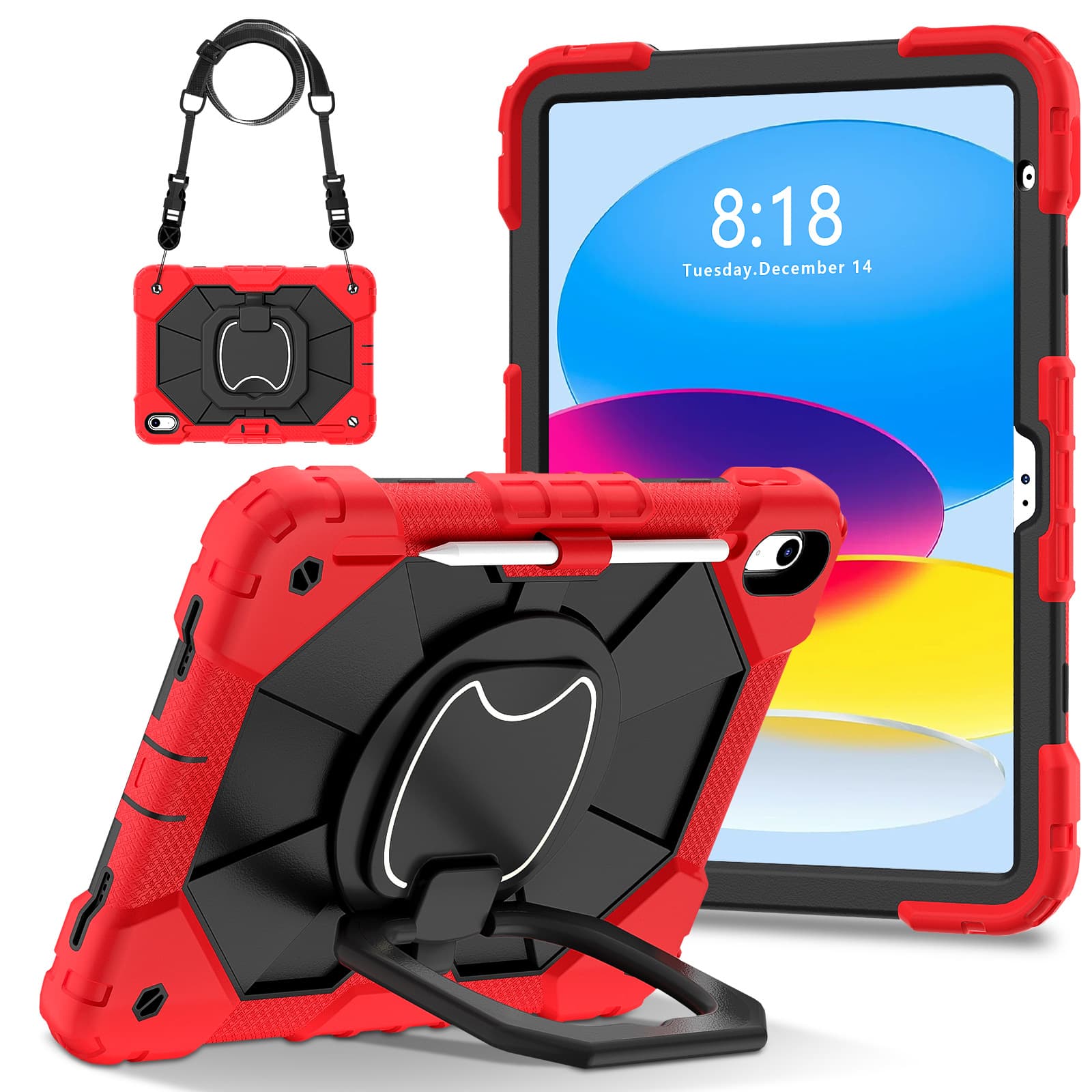 Suitable for Apple iPad 10th Gen / A16 Universal Stand Protective Cover Anti-Fall Silicone Tablet Case Cross-Border E-Commerce