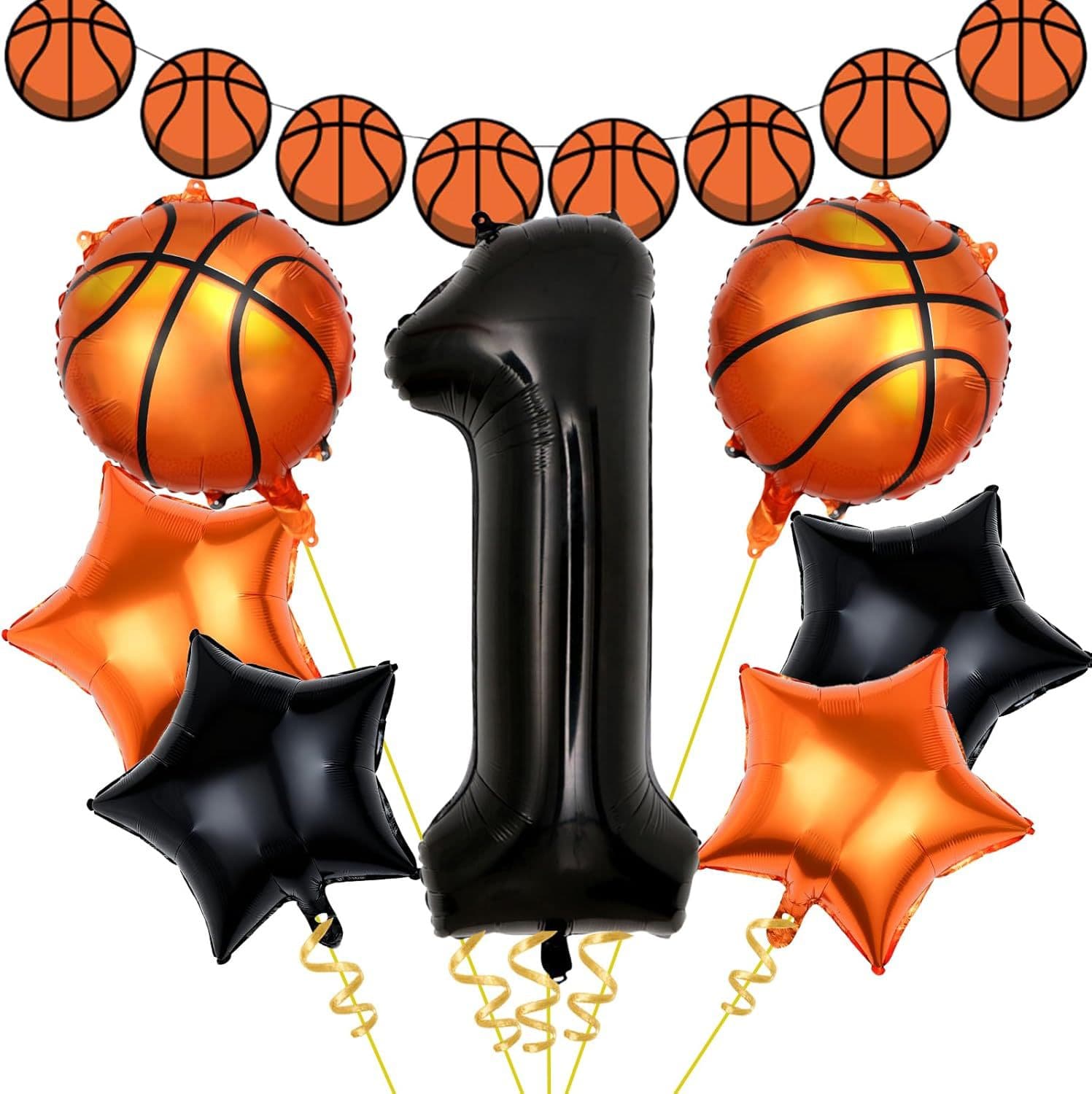 Cross-border wholesale basketball theme birthday party decoration balloon set boys children Thursday sports party layout