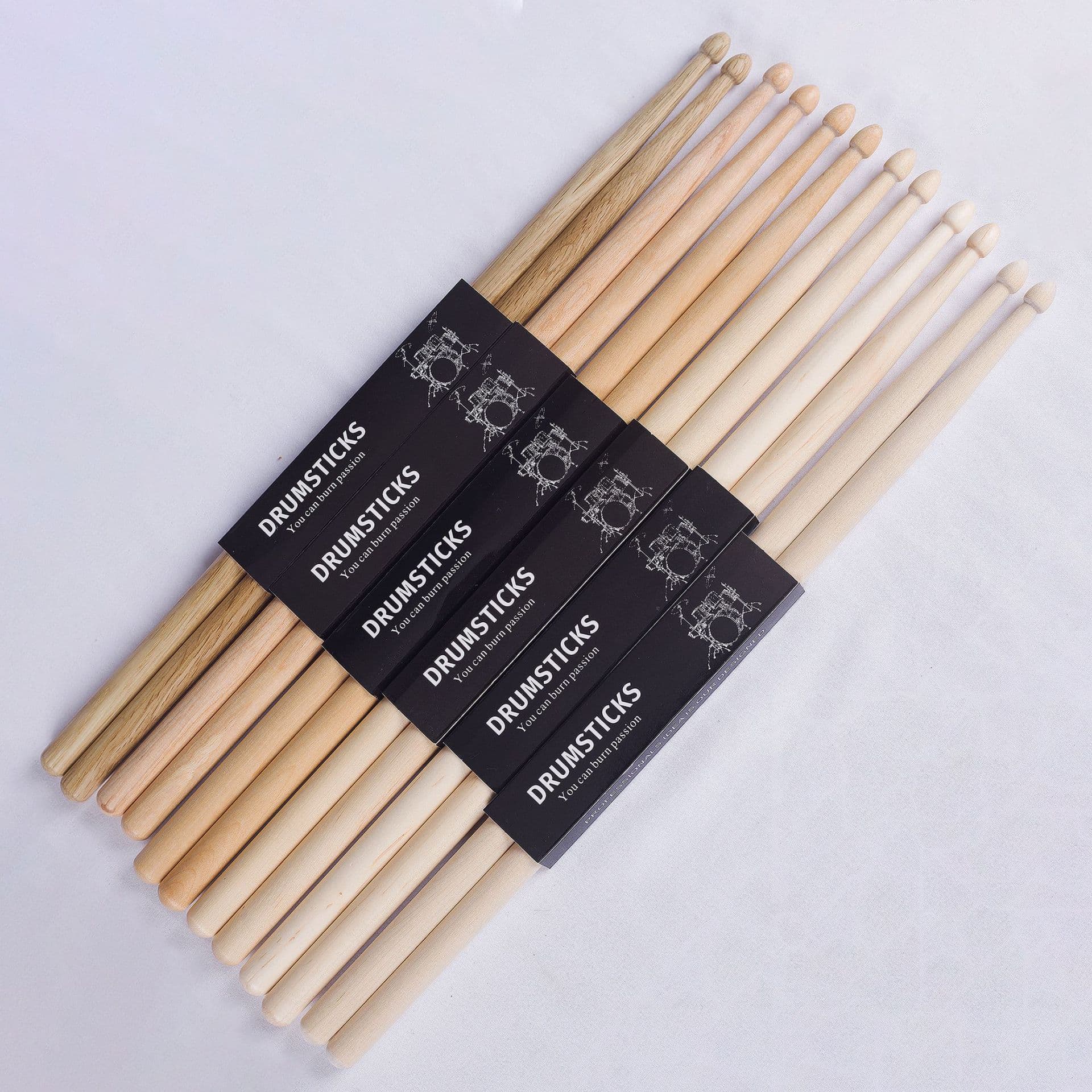Wholesale Drumsticks for Drum Set, Jazz Drum Practice Snare Drum Drumsticks Drum Mallets, 5A Grade Maple Walnut Oak