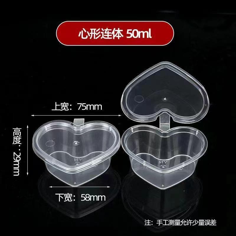 25/50/100ml Disposable Sauce Cup Commercial Condiment Container with Lid for Takeout Fast Food Packaging
