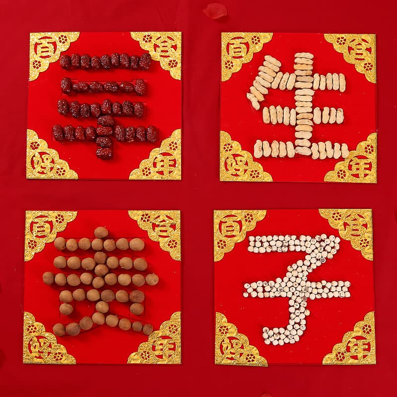 Wedding Room Decor "Early Birth of Precious Son" Mold Template with Bedding Ornaments - Wholesale Package for Wedding Supplies