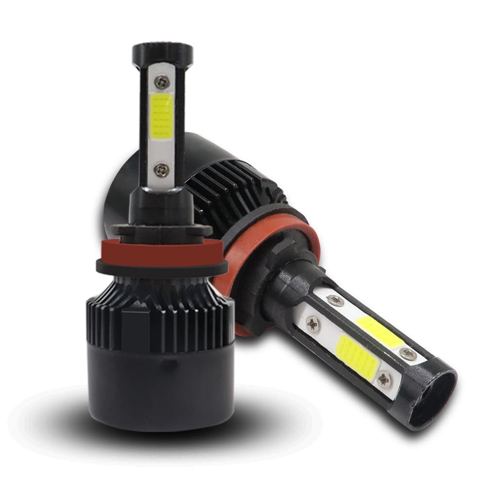 Cross-border X7 Car LED Headlight H4 Hi/Lo Beam Integrated Headlight 9005 9006 S2 Four-Sided Ultra-Bright Headlamp