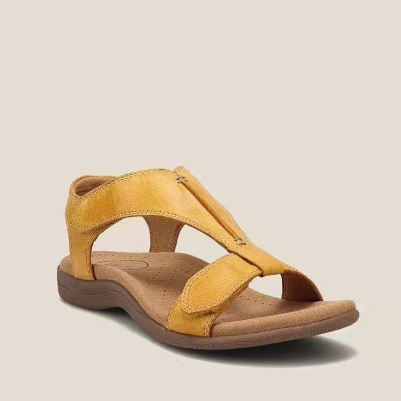 WISH New In Stock Amazon Cross-Border 43 Large Size Thick-Soled Wedge Heel Women's Shoes Velcro Buckle Sandals Women's WISH