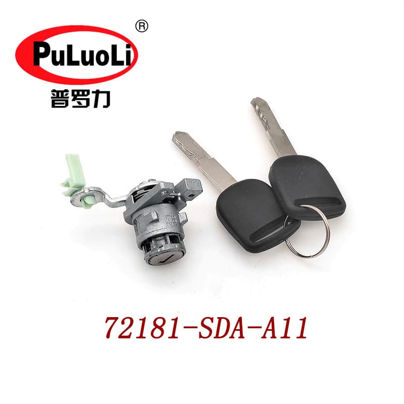 72181-SDA-a11 Compatible with 2003-2007 Seventh Generation Accord Left Front Driver Door Lock Cylinder Lock Core