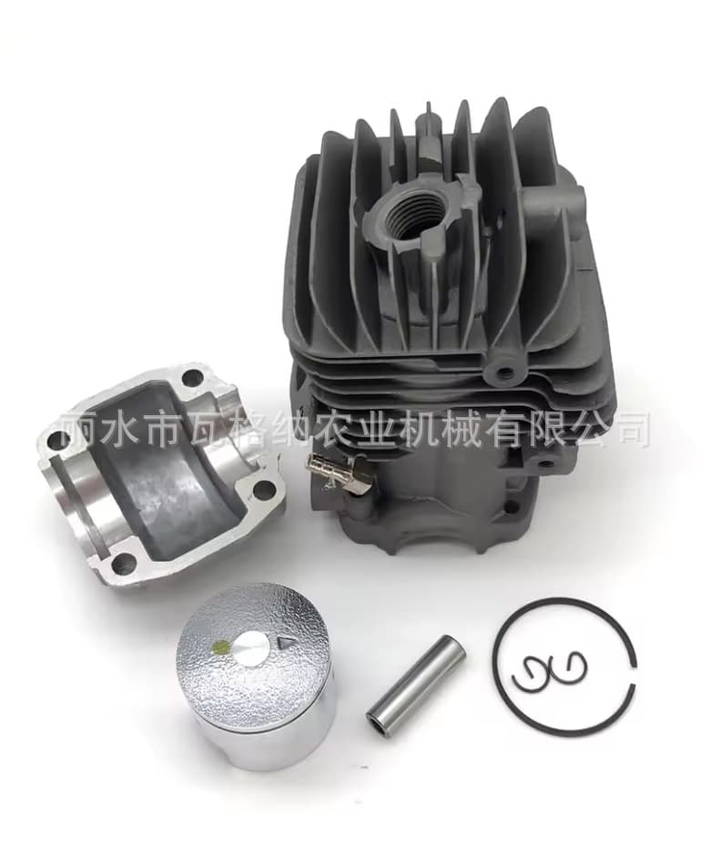 2500 Chainsaw Cylinder Assembly 12-Inch Bamboo Saw Engine Cylinder 25CC Gasoline Saw 25 Cylinder Piston Cylinder Sleeve