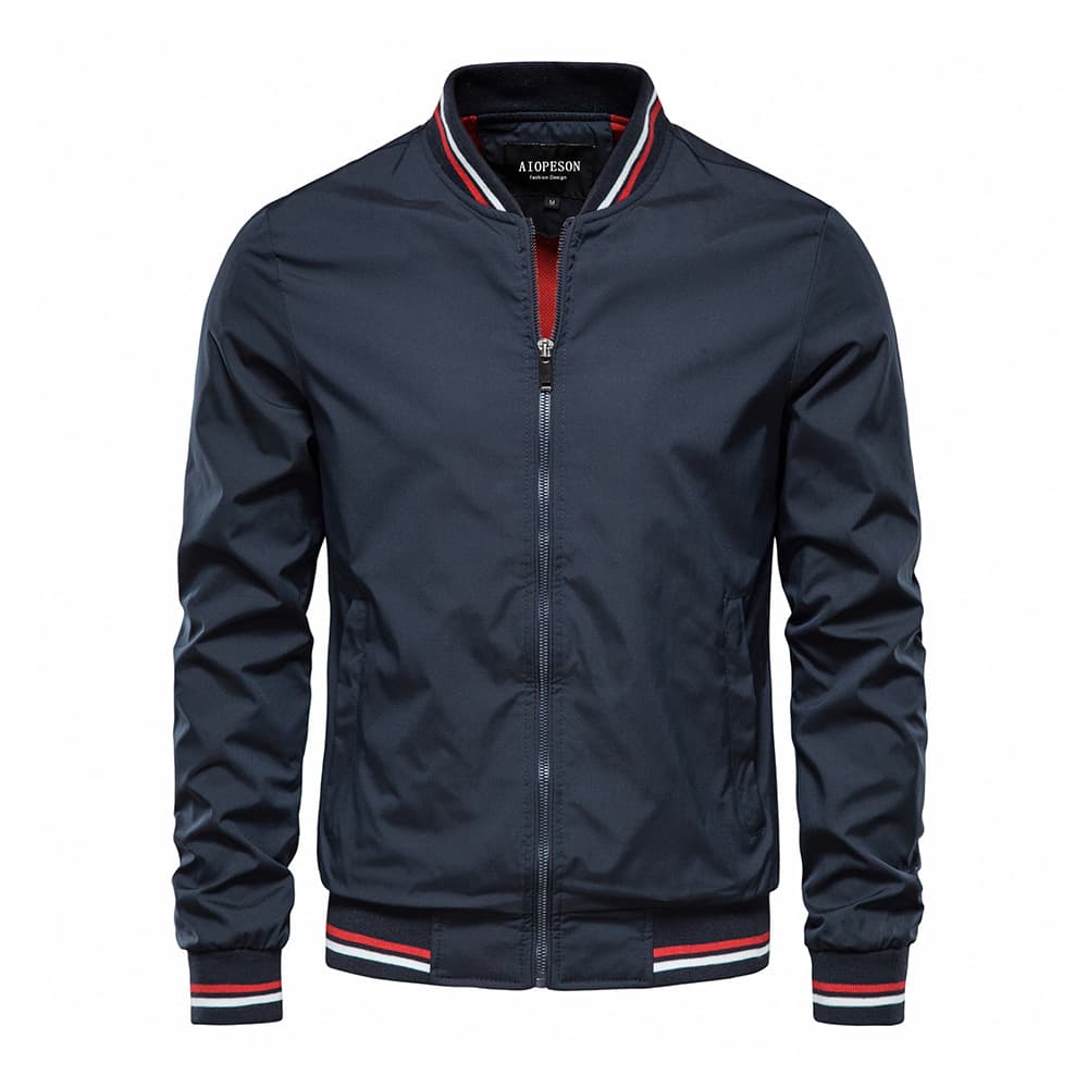 Jacket New Trendy Thin Casual Coat Outerwear Men's Spring and Autumn Jacket Wholesale Fashion European and American