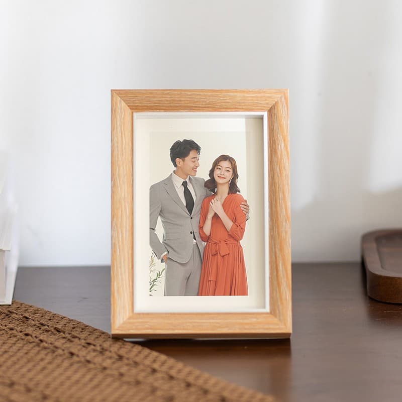 Simple maple wooden photo frame 6-inch photo frame wholesale creative modern children's photos wedding photos table decoration hanging paintings