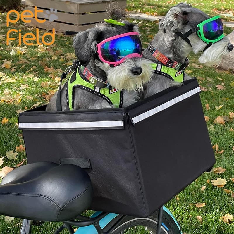 New Cross-Border Bicycle Rear Basket Pet Carrier Waterproof Breathable Portable Bike Dog Bed Cat Dog Accessories