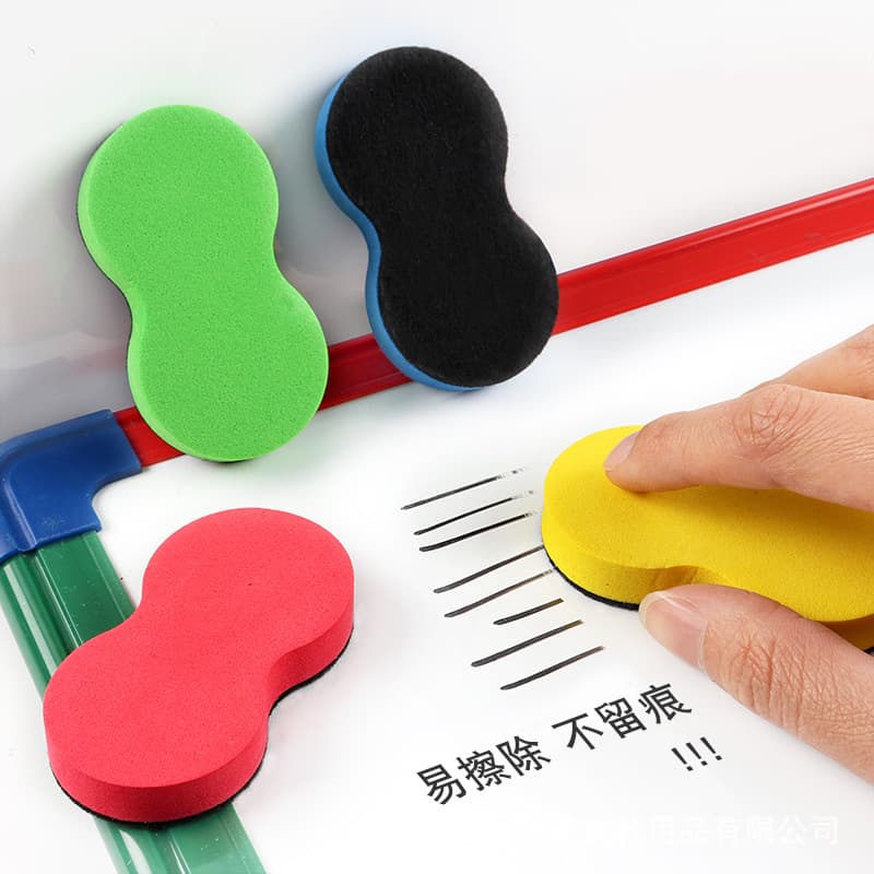 Mini Creative Whiteboard Eraser Non-Magnetic EVA New Material Small Colorful Children's Cleaning Board Blackboard Eraser Manufacturer Wholesale